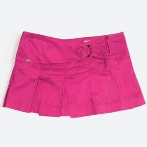 Miss Sixty Pink Pleated Mini Skirt